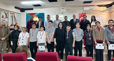 Yenipazar'da ortaokullar arası matematik olimpiyatı tamamlandı