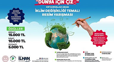 Yeşilyurt Belediyesi iklim değişikliği temalı okullar arası resim yarışması düzenliyor