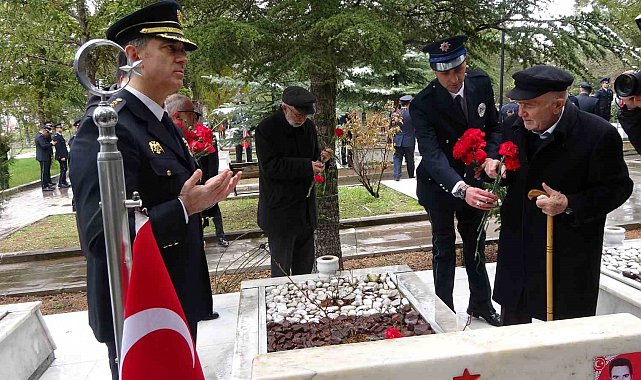 Yozgat Şehitliği'nde Türk Polis Teşkilatı kuruluş yıl dönümü duygusal anlarla kutlandı