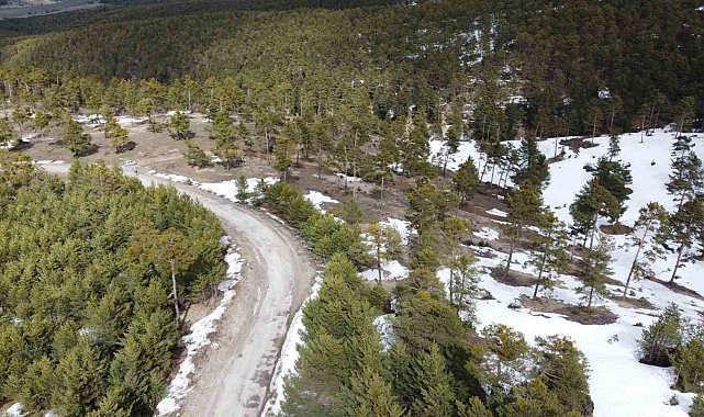 Yozgat'ın yükseklerinde kış ve bahar bir arada yaşanıyor