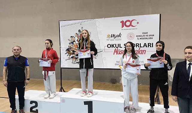 Yunusemreli Meyra'dan altın madalya