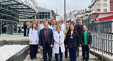 Zonguldak'ta tabiplerden sağlıkta şiddete tepki