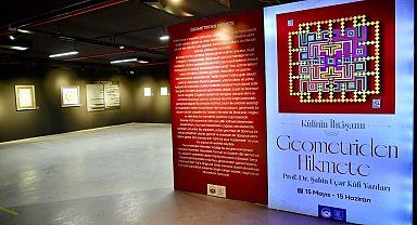 'Geometriden Hikmete' sergisi Fatih'te kapılarını açtı