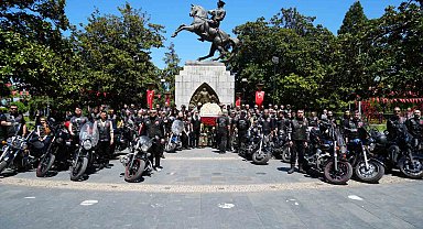 81 ilden chopper motosikletçiler Samsun'da buluştu