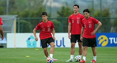 A Mili Futbol Takımı, iki günlük iznin ardından çalışmalara başladı