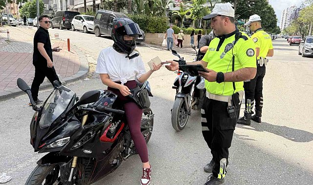 Adana'da 274 motosiklet sürücüsüne ceza kesildi