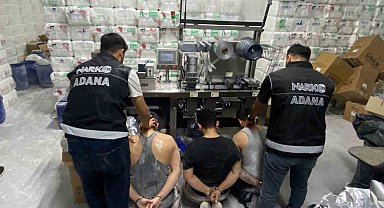 Adana'da dev operasyon: 4 milyon uyuşturucu hap ile 3 ton 994 kilogram etken madde ele geçirildi