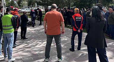 Adliyede iş sağlığı ve güvenliği tatbikatı yapıldı
