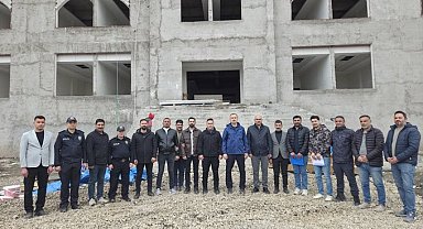 Ağrı'da yeni emniyet binasında çalışmalar hızlandırılıyor