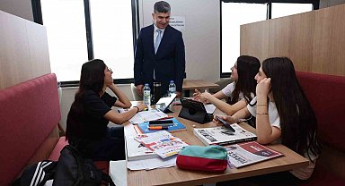 Akdeniz'de ikinci 'Bilgi Limanı Kütüphanesi' hizmete girdi