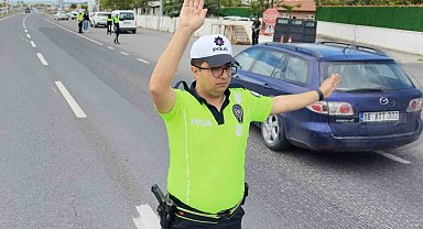 Aksaray'da bayram tatilinin son gününde yoğun denetim