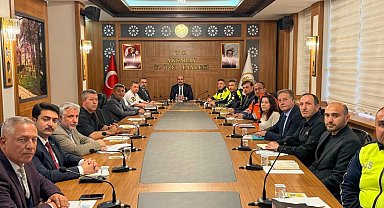 Aksaray'da trafik güvenliği toplantısı yapıldı