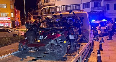 Akşehir'de motosikletlere sıkı denetim