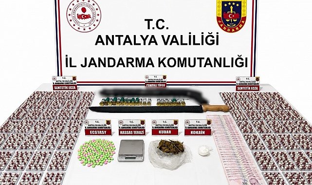 Alanya'da uyuşturucu operasyonu