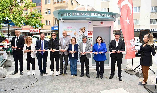 Altıeylül'de bebek bakım ve emzirme kabinleri açıldı