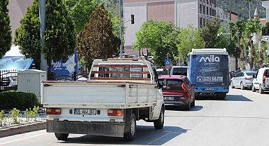 Amasya'da taşıt sayısı 166 bini geçti