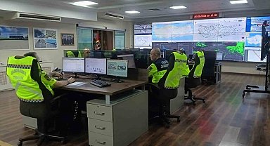 Ankara'da jandarmadan bayram öncesi hava destekli trafik denetimi