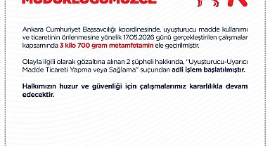 Ankara'da uyuşturucu operasyonu: 2 gözaltı