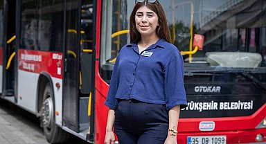 Anne adayı ESHOT şoförü, doğum sonrası direksiyona dönmek için gün sayıyor