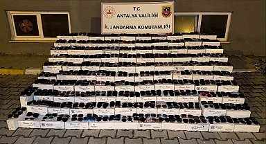 Antalya'da 10 milyon TL'lik gümrük kaçağı ürün ele geçirildi