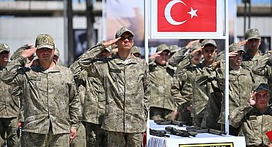 Antalya'da 72 özel genç askerlik coşkusunu yaşadı