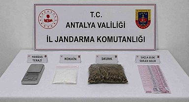 Antalya'da uyuşturucu operasyonunda 1 şüpheliye işlem