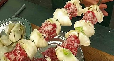 Araban'da sarımsak kebabı sezonu başladı