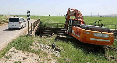 Araban'daki "çapraz köprü" için yenileme çalışması başladı