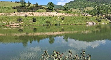 Arkadaşlarıyla girdiği gölette can verdi