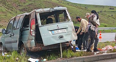 Aşkale'de trafik kazası: 7 yaralı