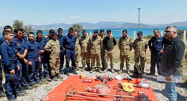 Askeri personele orman yangını eğitimi