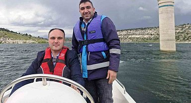 Aslanapa Kaymakamı Tosun, Kureyşler Barajı'nda su ürünleri denetimine katıldı