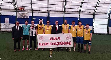 Aslanapa'da kurumlar arası futbol turnuvası tamamlandı
