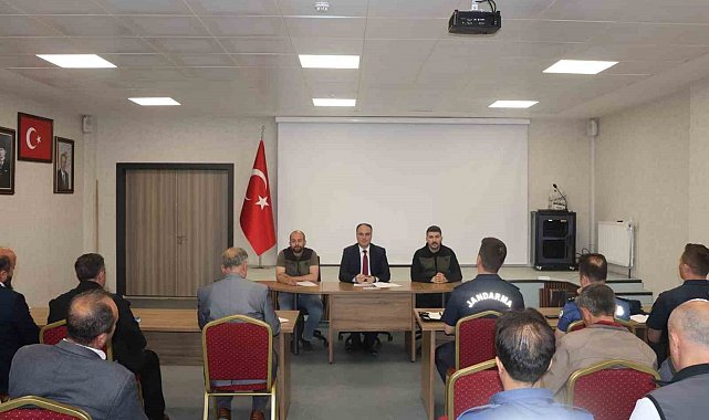 Aslanapa'da orman yangınlarıyla mücadele toplantısı