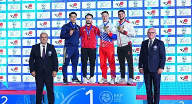 Avrupa Karate Şampiyonası'nda Enes Özdemir altın madalya kazandı