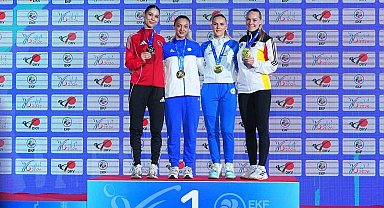 Avrupa Karate Şampiyonası'nda Zümra Rezzan İm, gümüş madalya kazandı