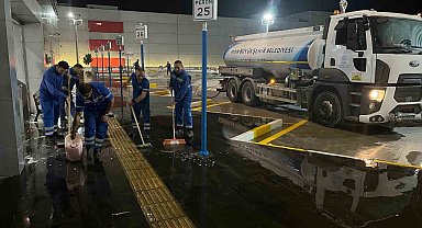 Aydın Büyükşehir'den, otobüs terminallerinde temizlik çalışması