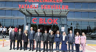 Aydın İl Sağlık Müdürü Şenkul'dan hastalara ve personele bayram ziyareti