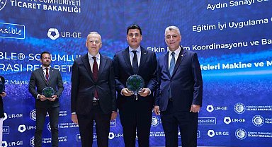 Aydın Sanayi Odası'nda Ticaret Bakanlığı'ndan 'UR-GE İyi Uygulama' ödülü