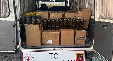 Aydın'da 2 milyon 400 bin TL değerinde taklit zeytinyağı ele geçirildi