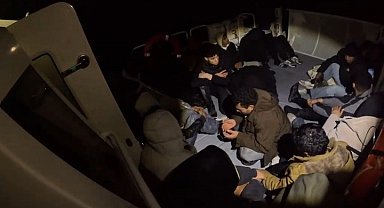 Aydın'da 20 düzensiz göçmen kurtarıldı