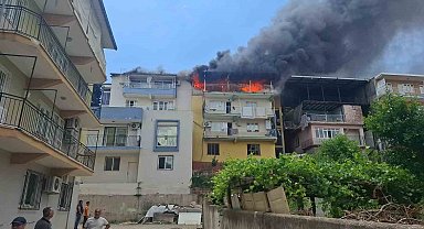 Aydın'da ev yangını