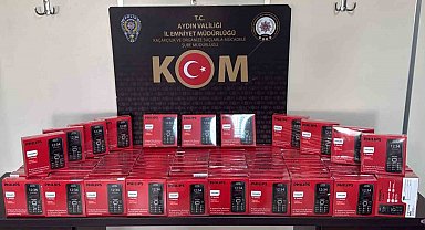 Aydın'da kaçak telefon operasyonu: 100 cihaza el konuldu