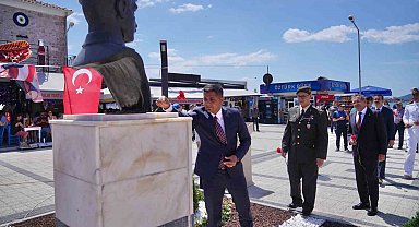 Ayvalık'ta milli mücadelenin ilk kurşunun 107. yıldönümü kutlandı