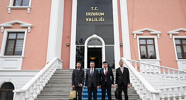 Azerbaycan Kars Başkonsolosu Zamin Aliyev Erzurum'da