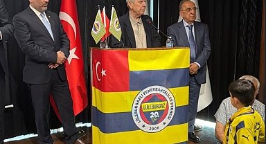 Aziz Yıldırım'a Lüleburgaz'da meşaleli karşılama