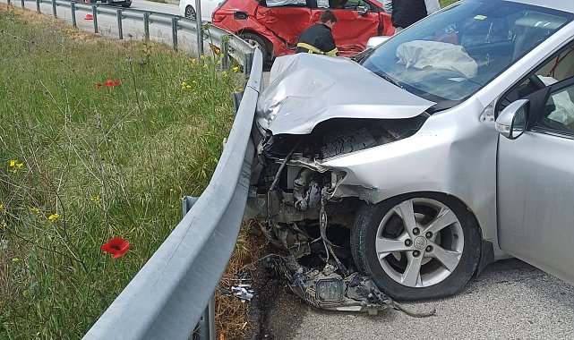 Babaeski'de trafik kazası: 3 yaralı
