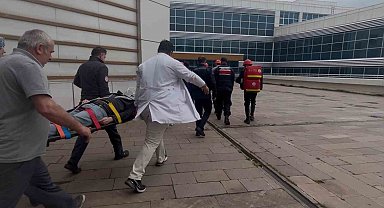 Bafra Devlet Hastanesi'nde yangın tatbikatı