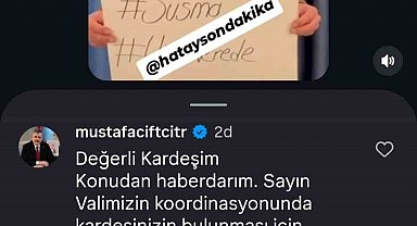 Bakan Çiftçi'den kardeşi kayıp vatandaşa yanıt: "Süreci yakından takip ediyorum"