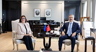 Bakan Fidan, Akdeniz Komiseri Suica ile görüştü